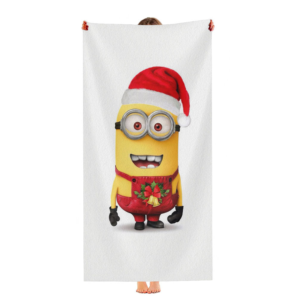 Despicable Me Minion Christmas Ultra-Soft Luxury Bathroom Towels