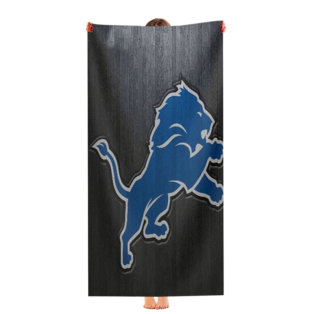 Detroit Lions Logo Ultra-Soft Luxury Bathroom Towels