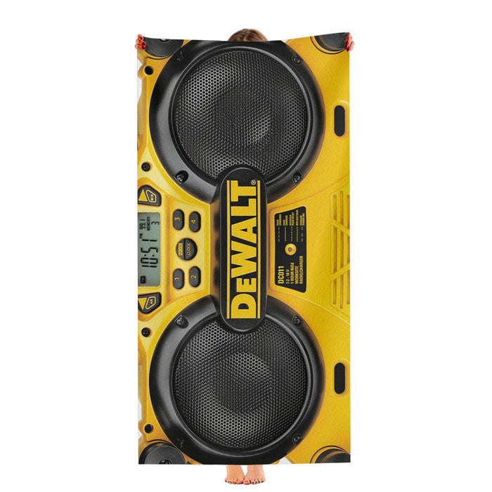 Dewalt Jobsite Yellow Radio Soft Luxury Bathroom Towels