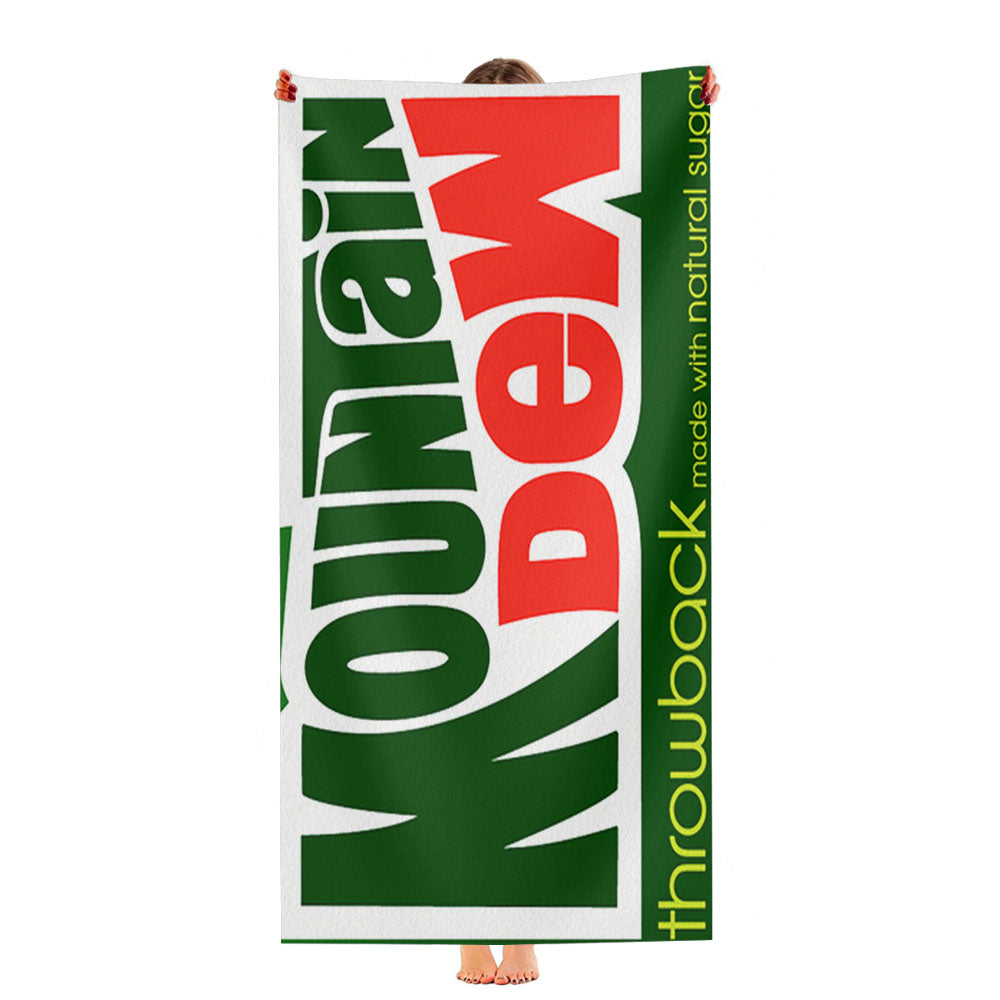 Funny Mountain Dew Ultra-Soft Luxury Bathroom Towels