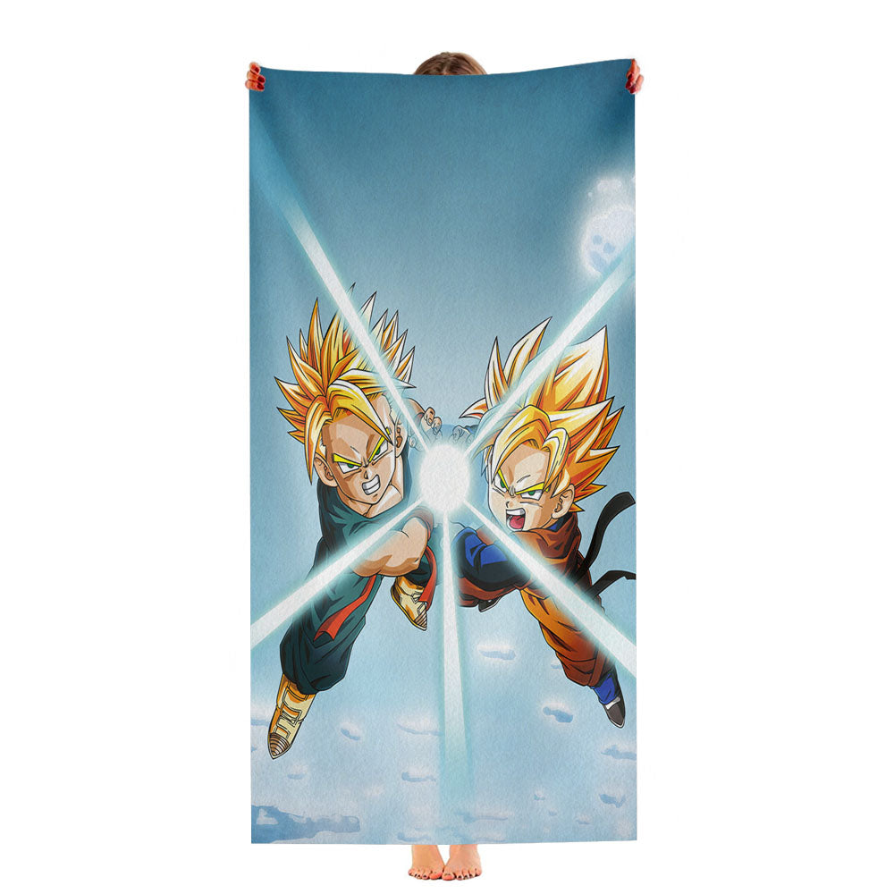 Goten Dragonball Ultra-Soft Luxury Bathroom Towels