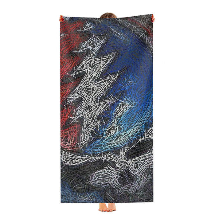 Grateful Dead Artwork Soft Luxury Bathroom Towels