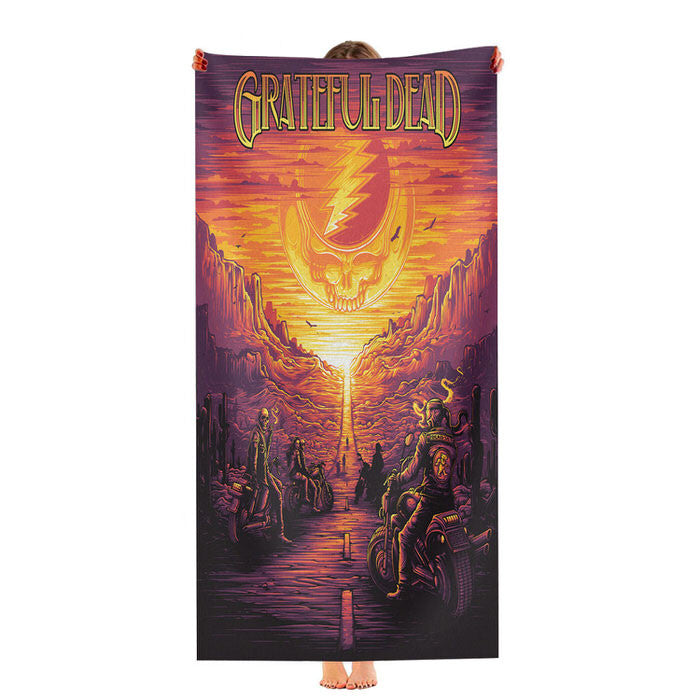 Grateful Dead Dan Mumford Soft Luxury Bathroom Towels
