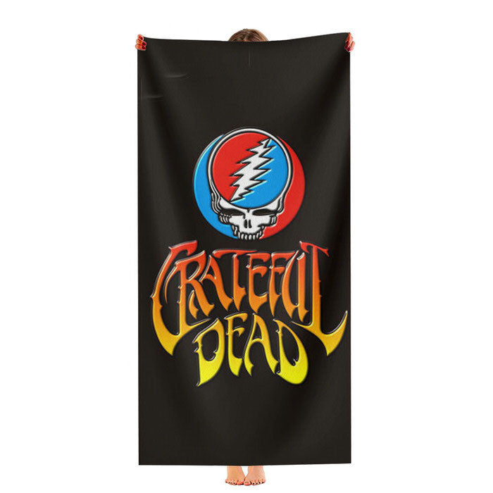 Grateful Dead Logo Soft Luxury Bathroom Towels