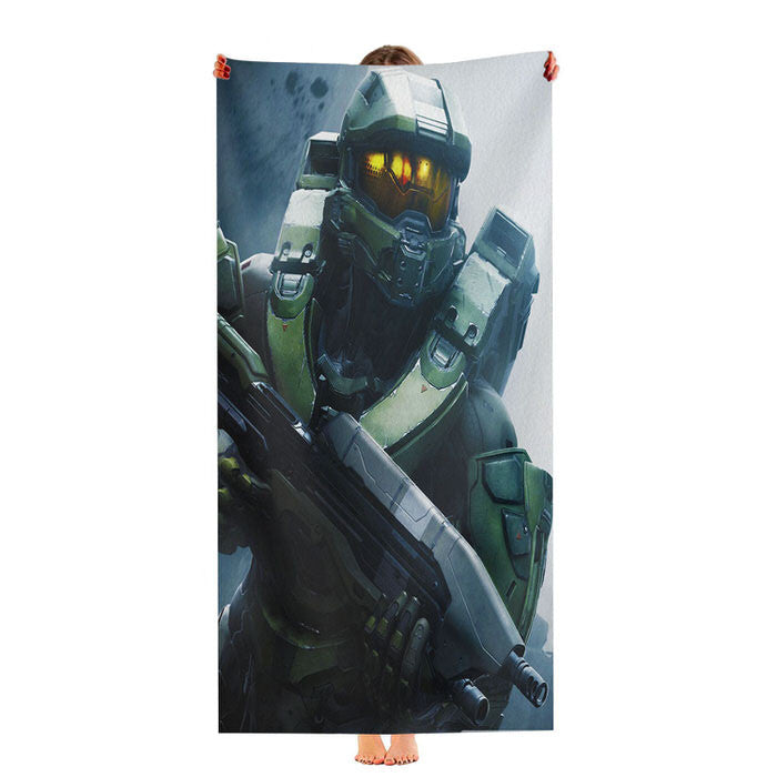 Halo 5 Guardians Master Chief Soft Luxury Bathroom Towels