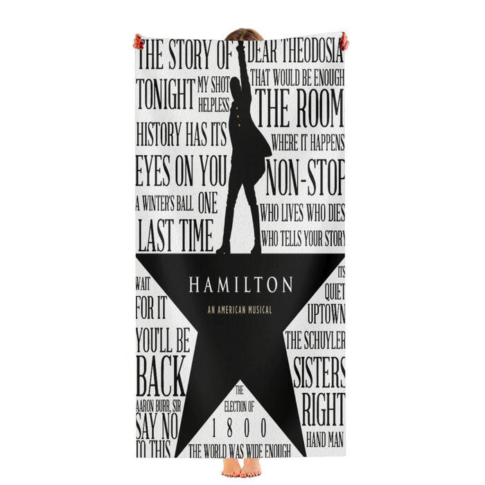 Hamilton Lyrics Soft Luxury Bathroom Towels