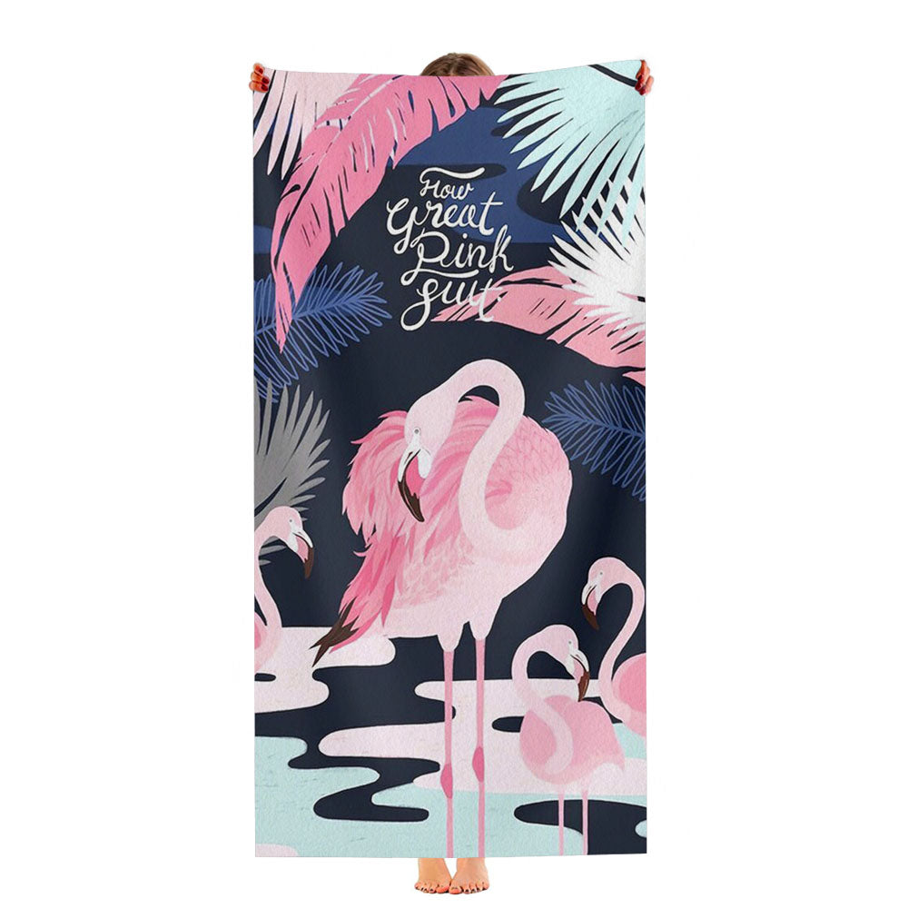 How Great Pink Suit Gatsby Flamingo Ultra-Soft Luxury Bathroom Towels