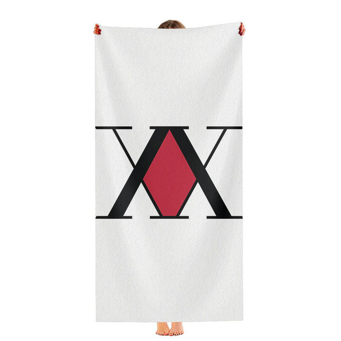 Hunter X Hunter Logo Soft Luxury Bathroom Towels
