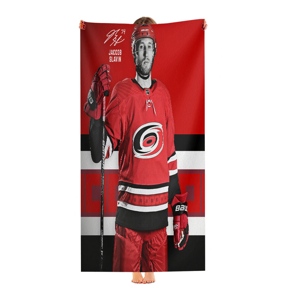 Hurricanes Uniform Nhl Ultra-Soft Luxury Bathroom Towels