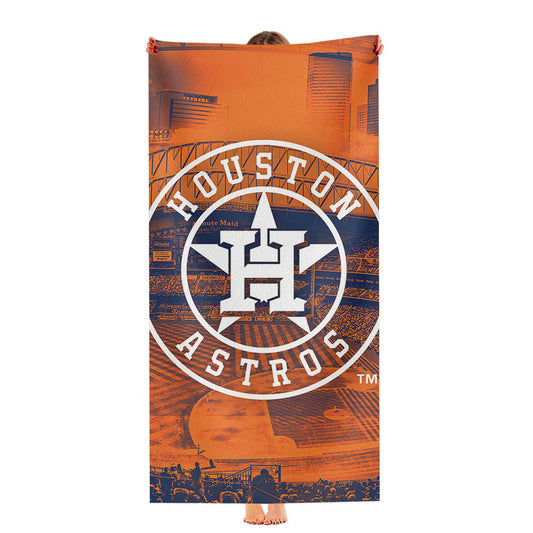 Huston Astros Mobile Wallpaper Ultra-Soft Luxury Bathroom Towels