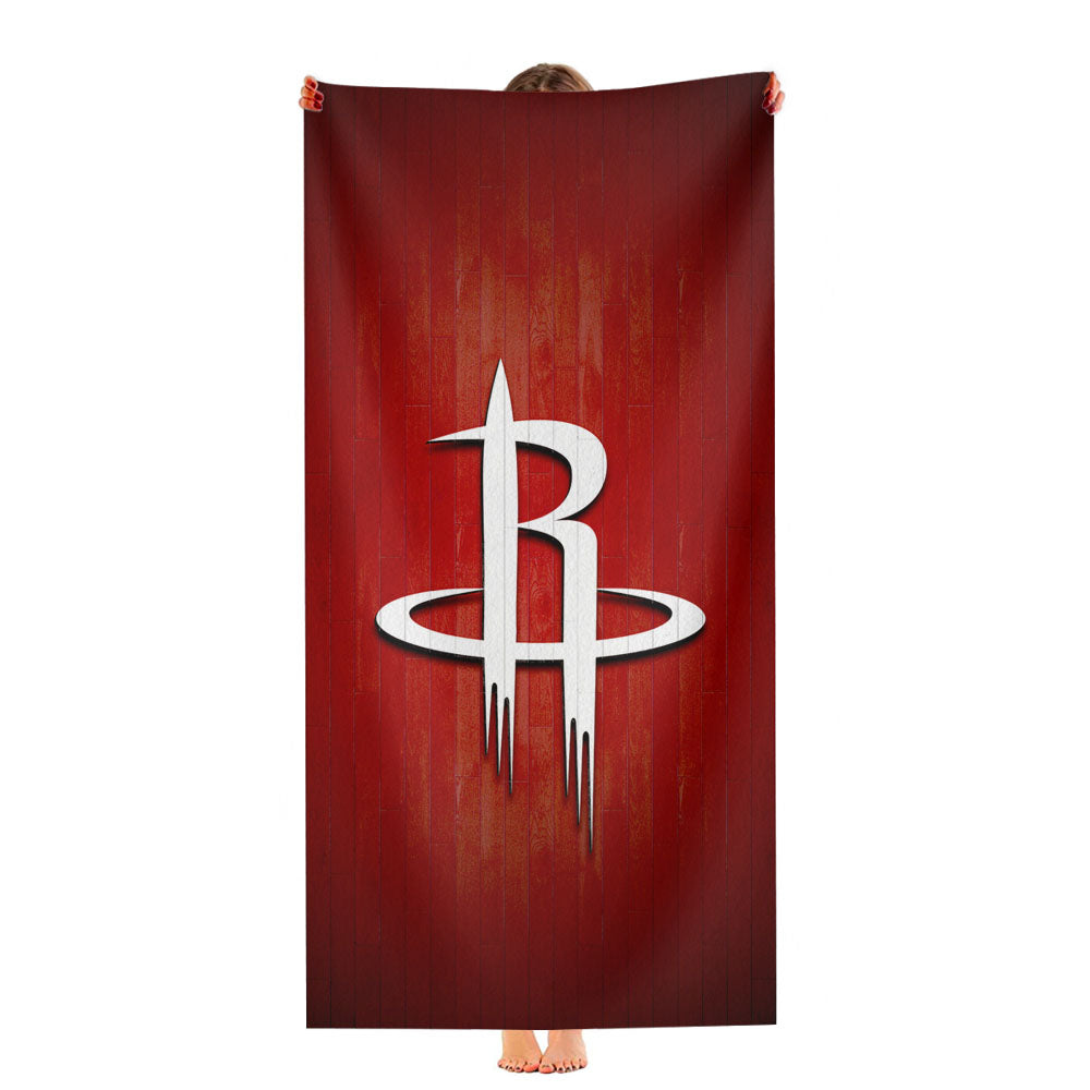 Huston Rockets Hardwood Ultra-Soft Luxury Bathroom Towels