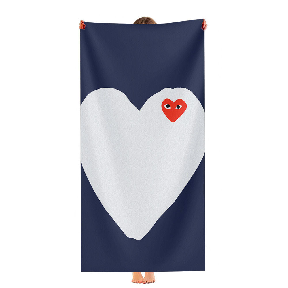 Hypebeast Heart Logo Ultra-Soft Luxury Bathroom Towels