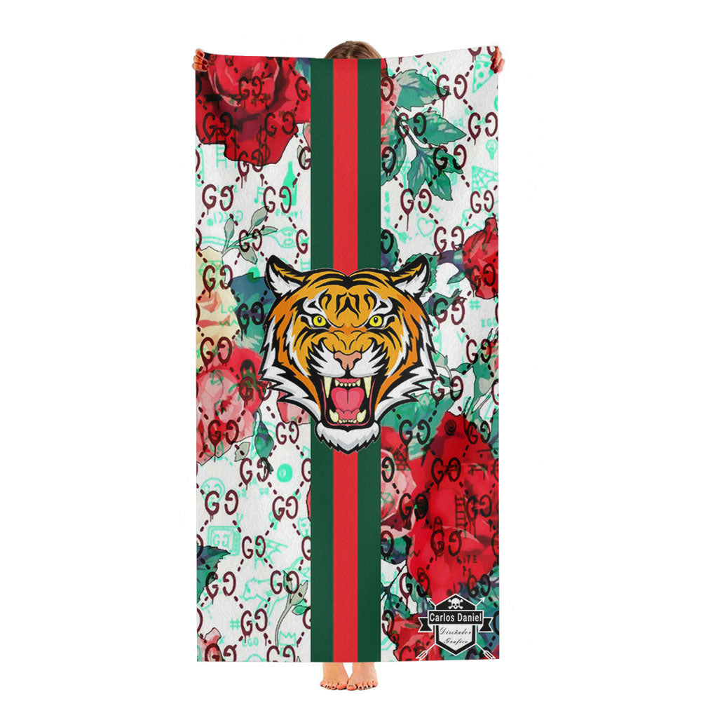 Hypebeast Tiger Wallpapers Ultra-Soft Luxury Bathroom Towels