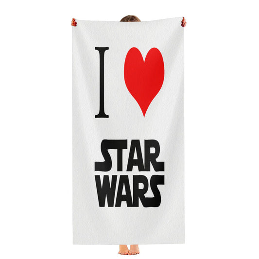 I Love Star Wars Ultra-Soft Luxury Bathroom Towels