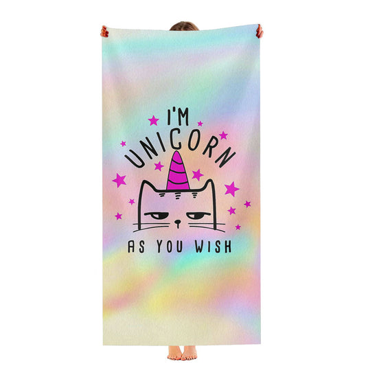 I'M Unicorn As You Wish Ultra-Soft Luxury Bathroom Towels