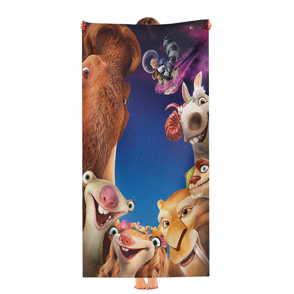 Ice Age Collision Course Ultra-Soft Luxury Bathroom Towels