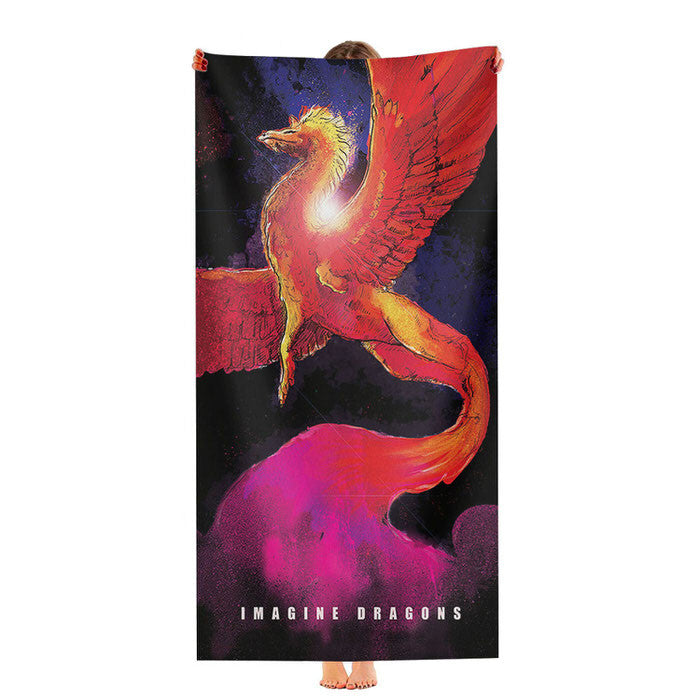 Imagine Dragons Cover Soft Luxury Bathroom Towels
