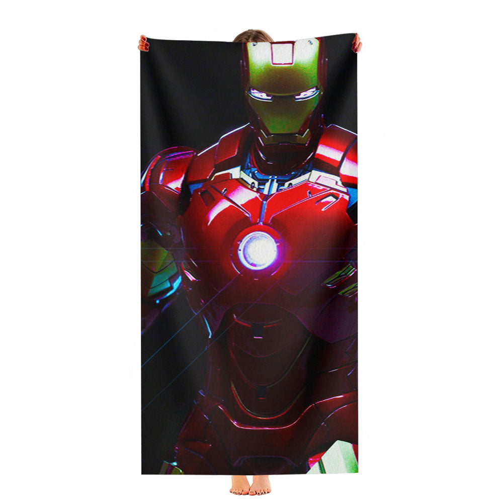 Iron Man Ultra-Soft Luxury Bathroom Towels