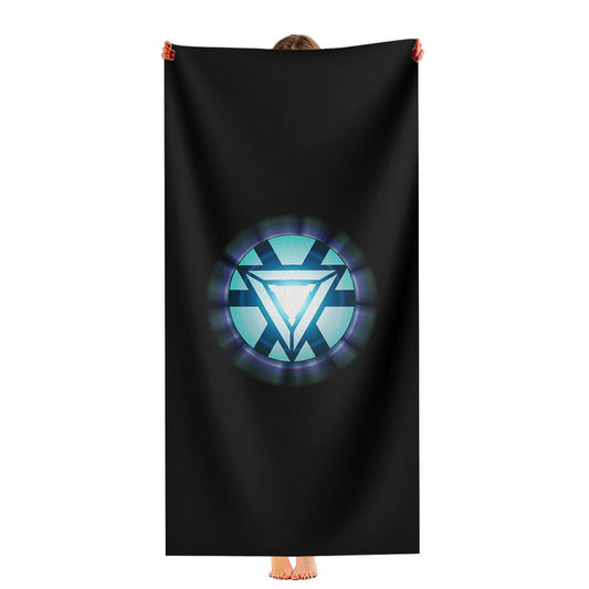 Iron Man Arc Reactor Ultra-Soft Luxury Bathroom Towels