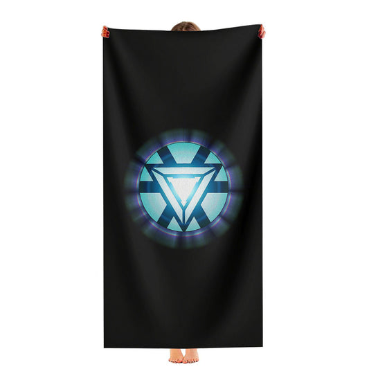 Iron Man Arc Reator Triangel Ultra-Soft Luxury Bathroom Towels