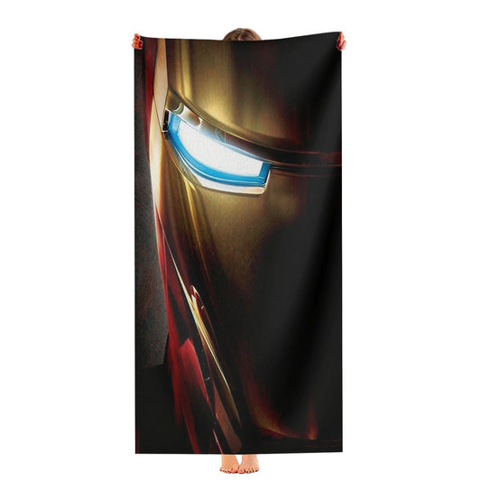 Iron Man Mask Ultra-Soft Luxury Bathroom Towels