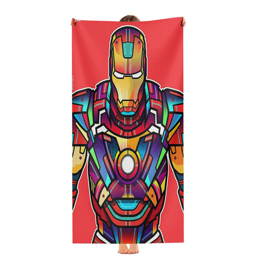 Iron Man Wpap Ultra-Soft Luxury Bathroom Towels