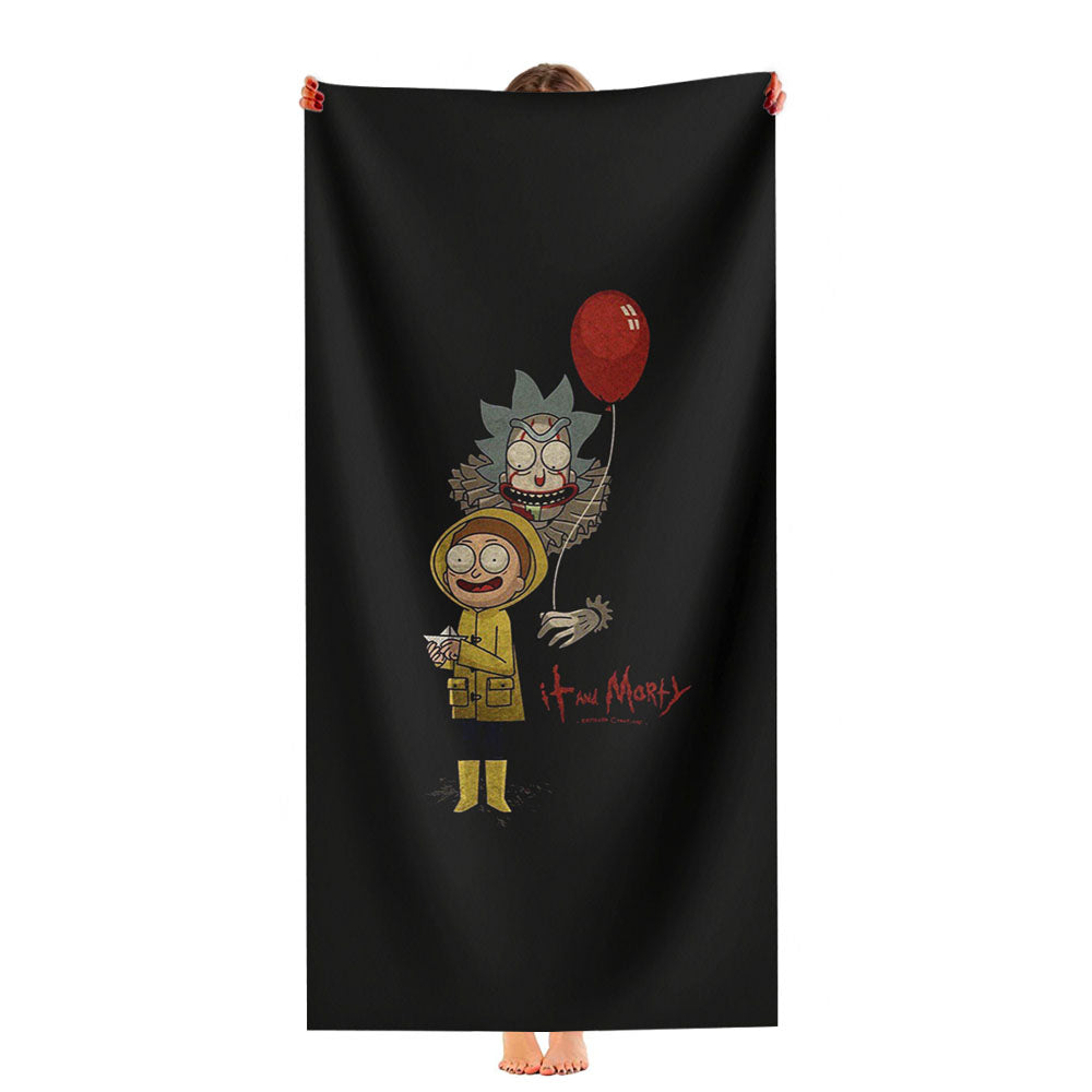It Rick And Morty Ultra-Soft Luxury Bathroom Towels