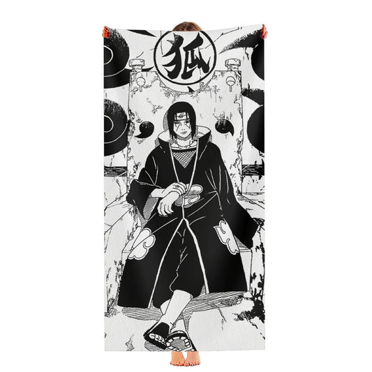 Itachi Uchiha Manga Ultra-Soft Luxury Bathroom Towels