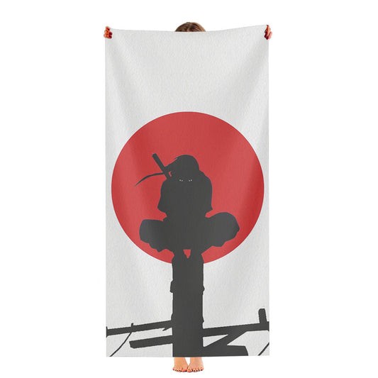Itachi Uchiha Minimalist Ultra-Soft Luxury Bathroom Towels