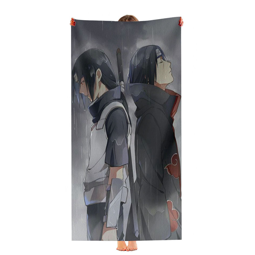 Itachi Uchiha Sadness Scene Ultra-Soft Luxury Bathroom Towels