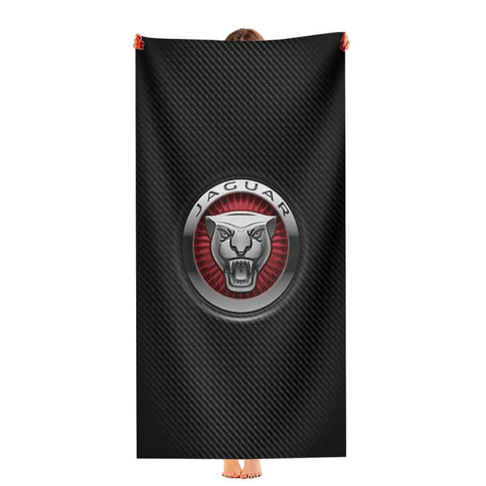 Jaguar Logo Soft Luxury Bathroom Towels