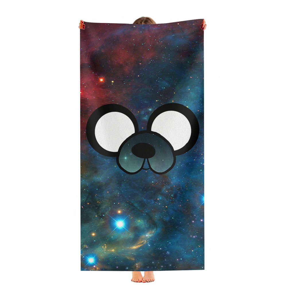 Jake Adventure Time Galaxy Ultra-Soft Luxury Bathroom Towels