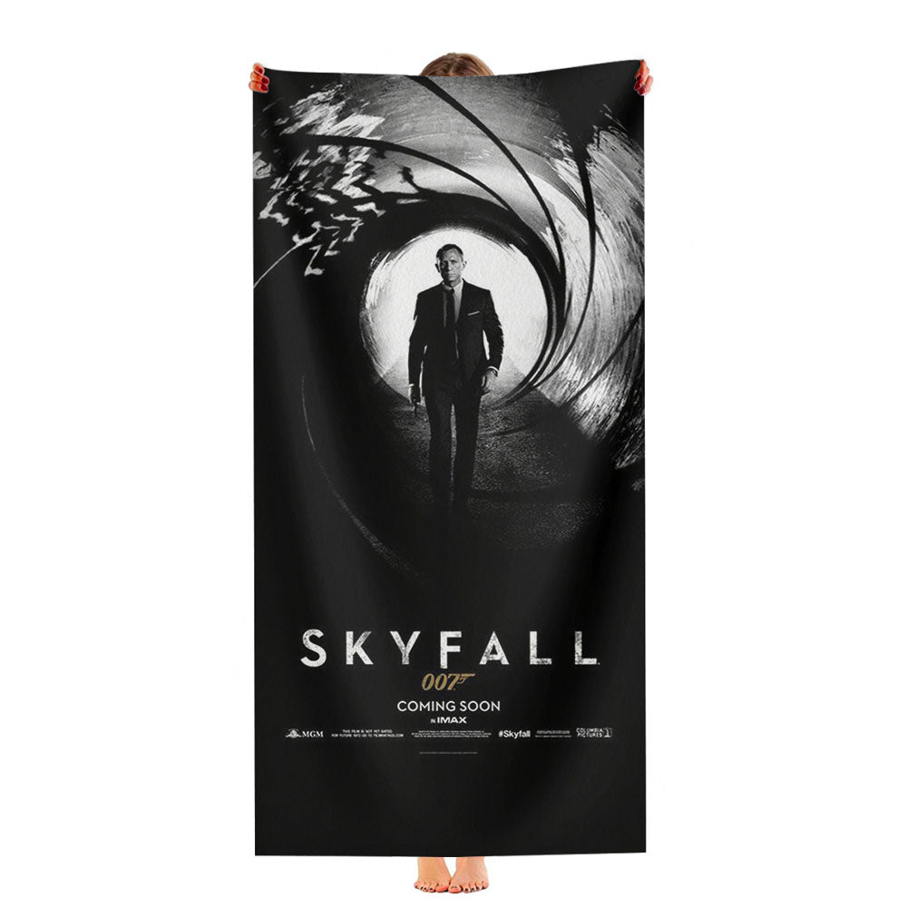 James Bond 007 Skyfall Ultra-Soft Luxury Bathroom Towels