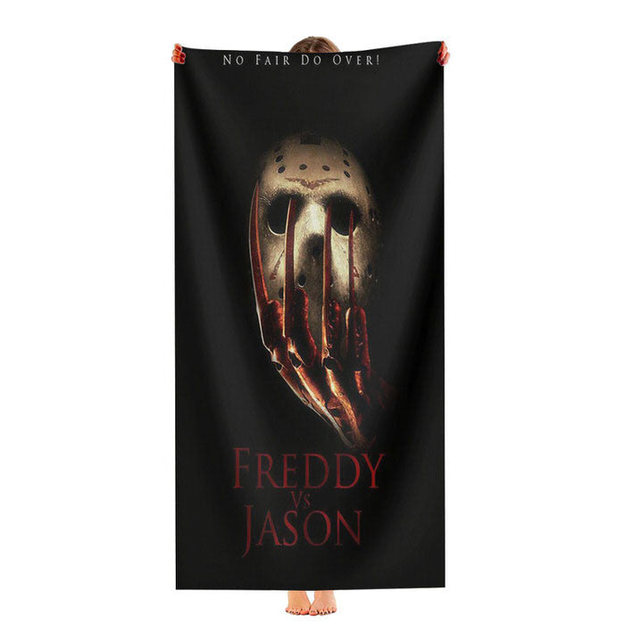 Jason Friday The 13Th Mask Soft Luxury Bathroom Towels