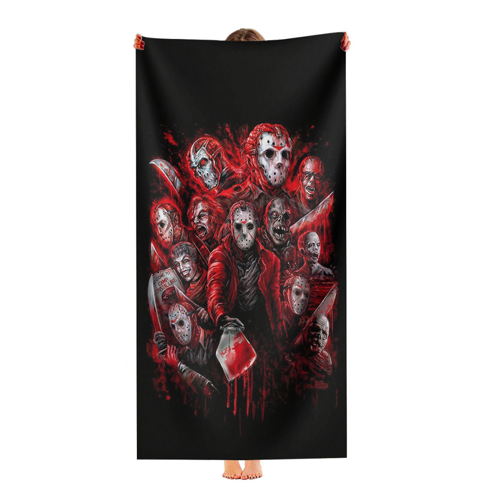 Jason Voorhees Horror Ultra-Soft Luxury Bathroom Towels