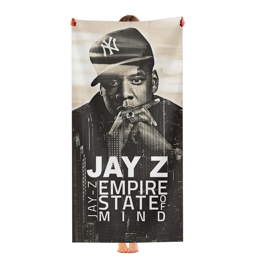 Jay Z Hip Hop Empire State Mind Ultra-Soft Luxury Bathroom Towels