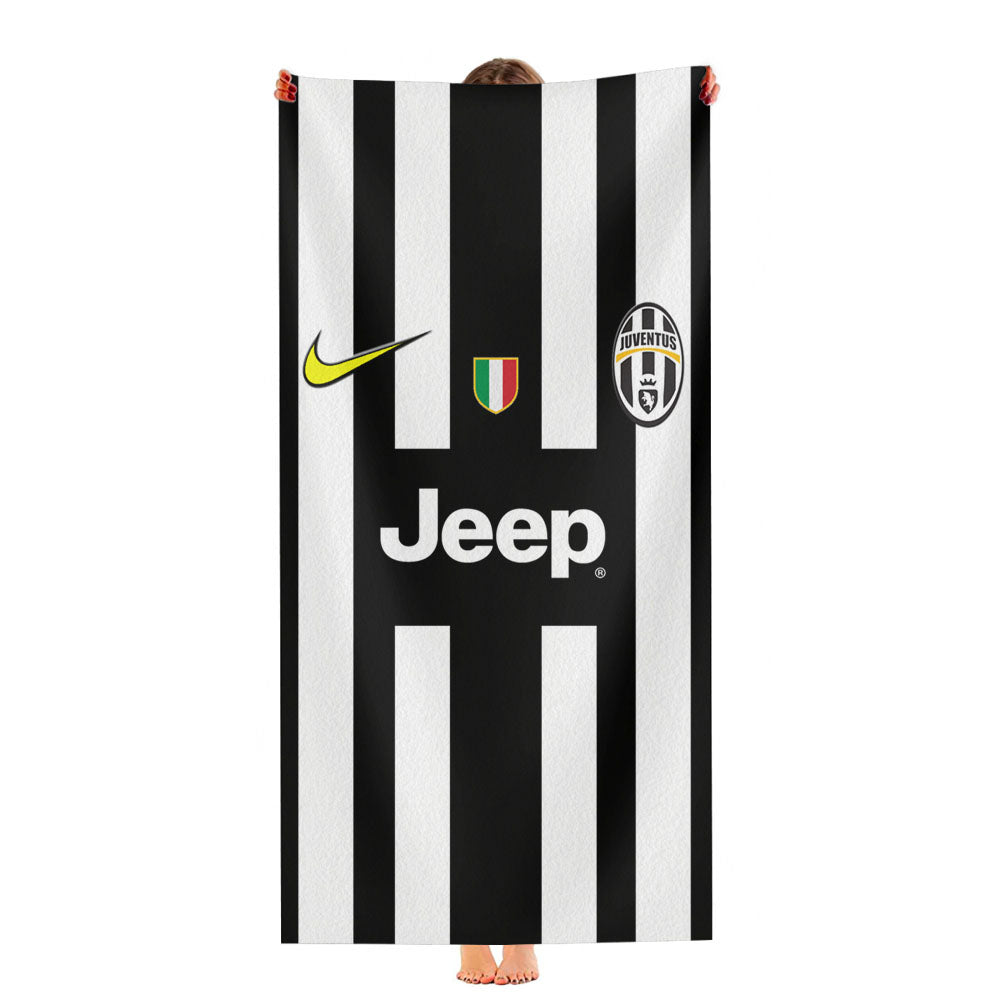 Jeep Juventus Jersey Uniform 2 Ultra-Soft Luxury Bathroom Towels