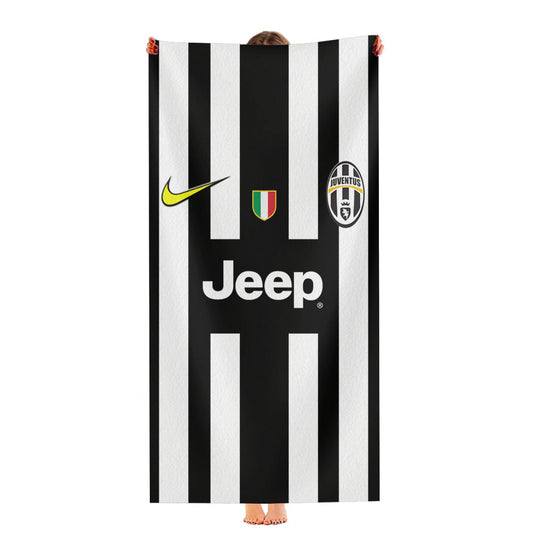 Jeep Juventus Jersey Uniform 2 Ultra-Soft Luxury Bathroom Towels