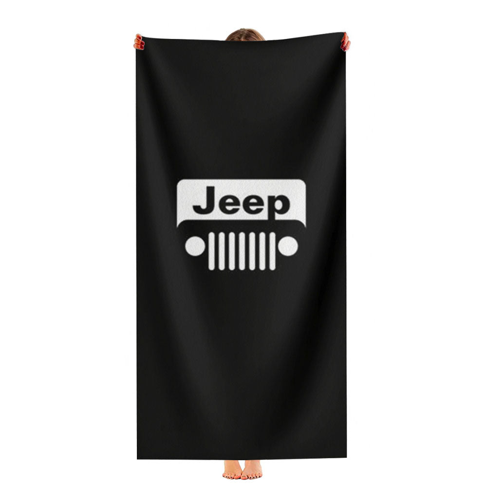 Jeep Logo Ultra-Soft Luxury Bathroom Towels