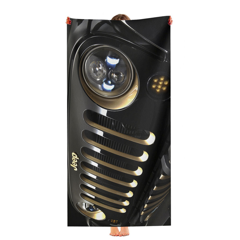 Jeep Wrangler Brown Ultra-Soft Luxury Bathroom Towels