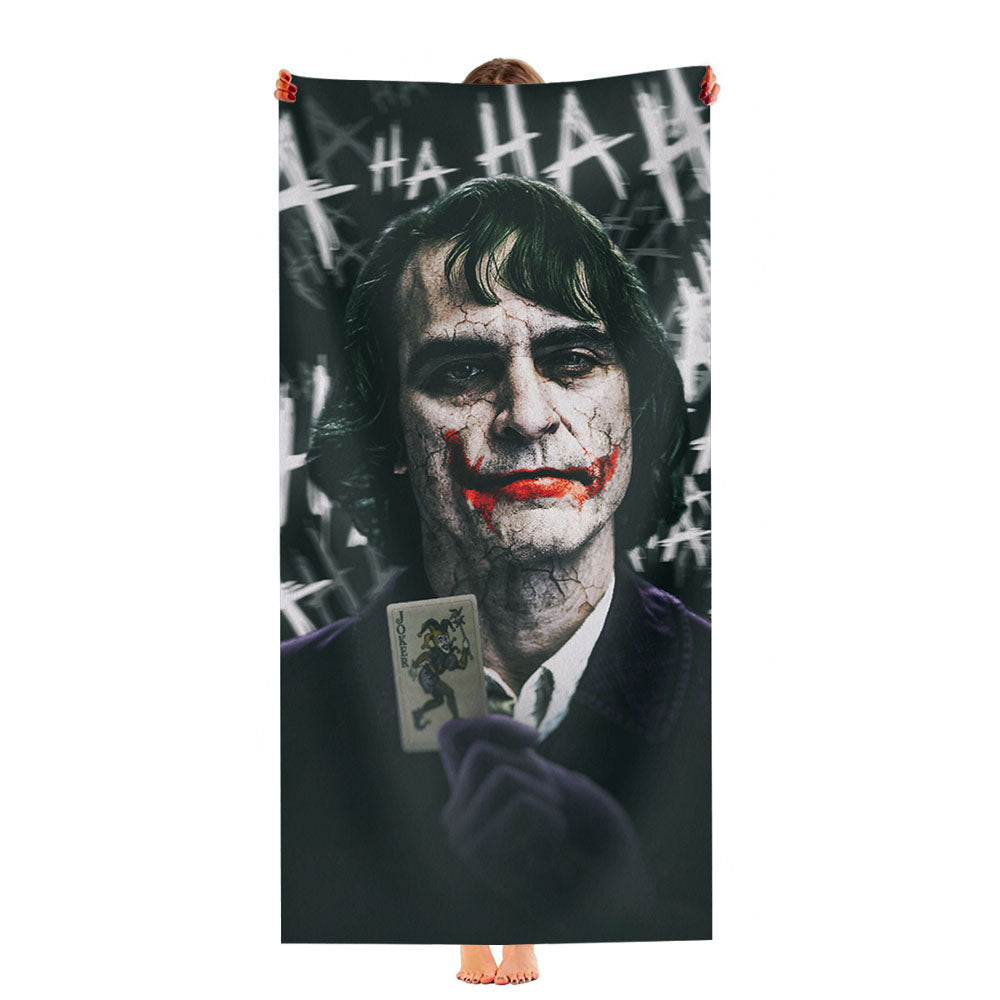 Joaquin Rafael Phoenix Joker Movie Art Ultra-Soft Luxury Bathroom Towels
