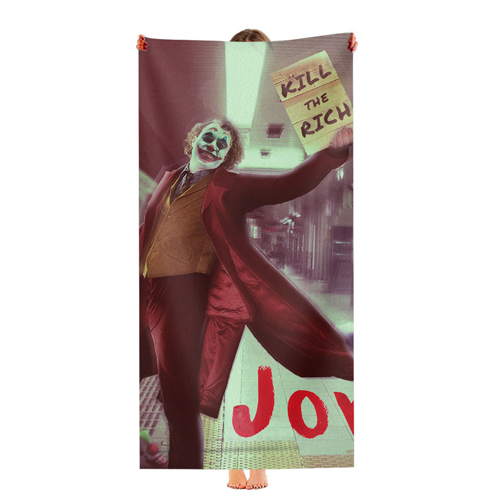 Joker Kill The Rich Ultra-Soft Luxury Bathroom Towels