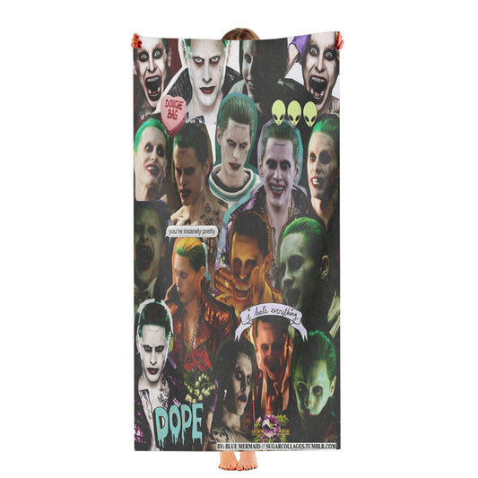 Joker Photo Collage Ultra-Soft Luxury Bathroom Towels
