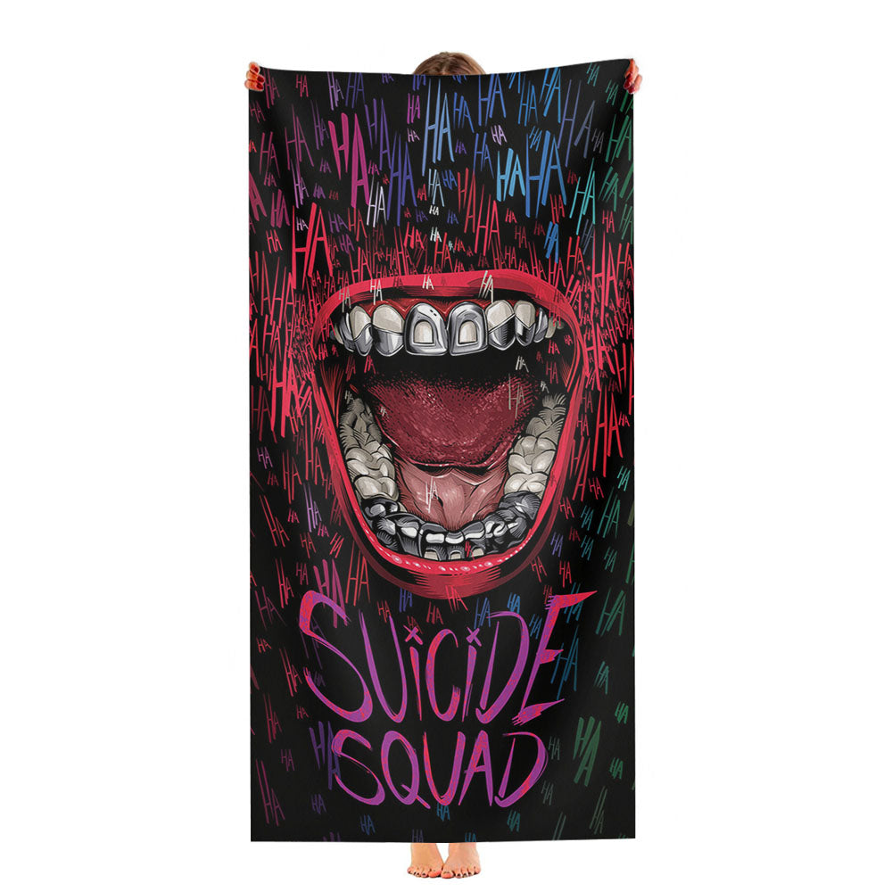 Joker Suicide Squad Poster Ultra-Soft Luxury Bathroom Towels