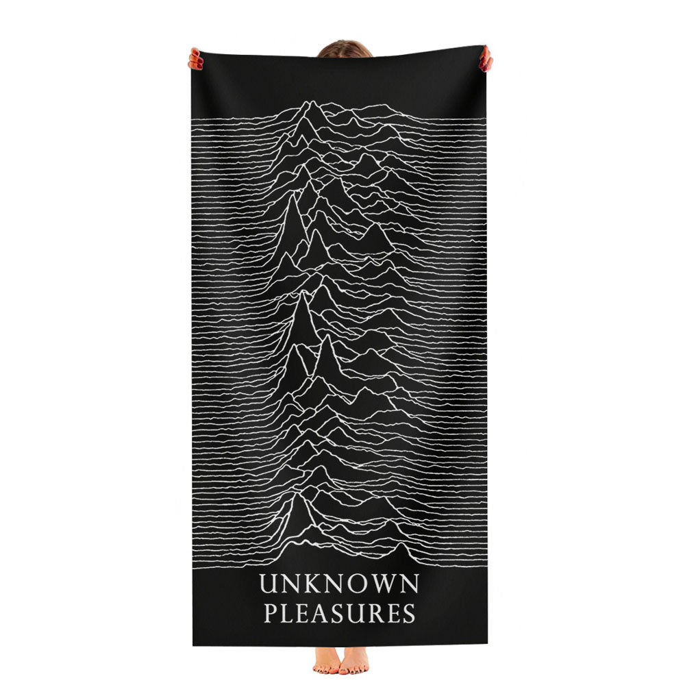 Joy Division Unknown Pleasure Ultra-Soft Luxury Bathroom Towels