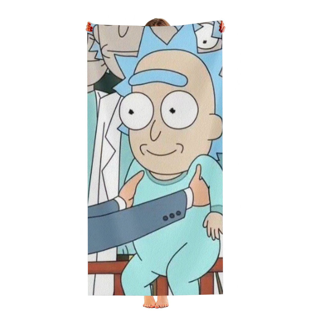 Just A Picture Of Baby Rick Passing Through Ultra-Soft Luxury Bathroom Towels