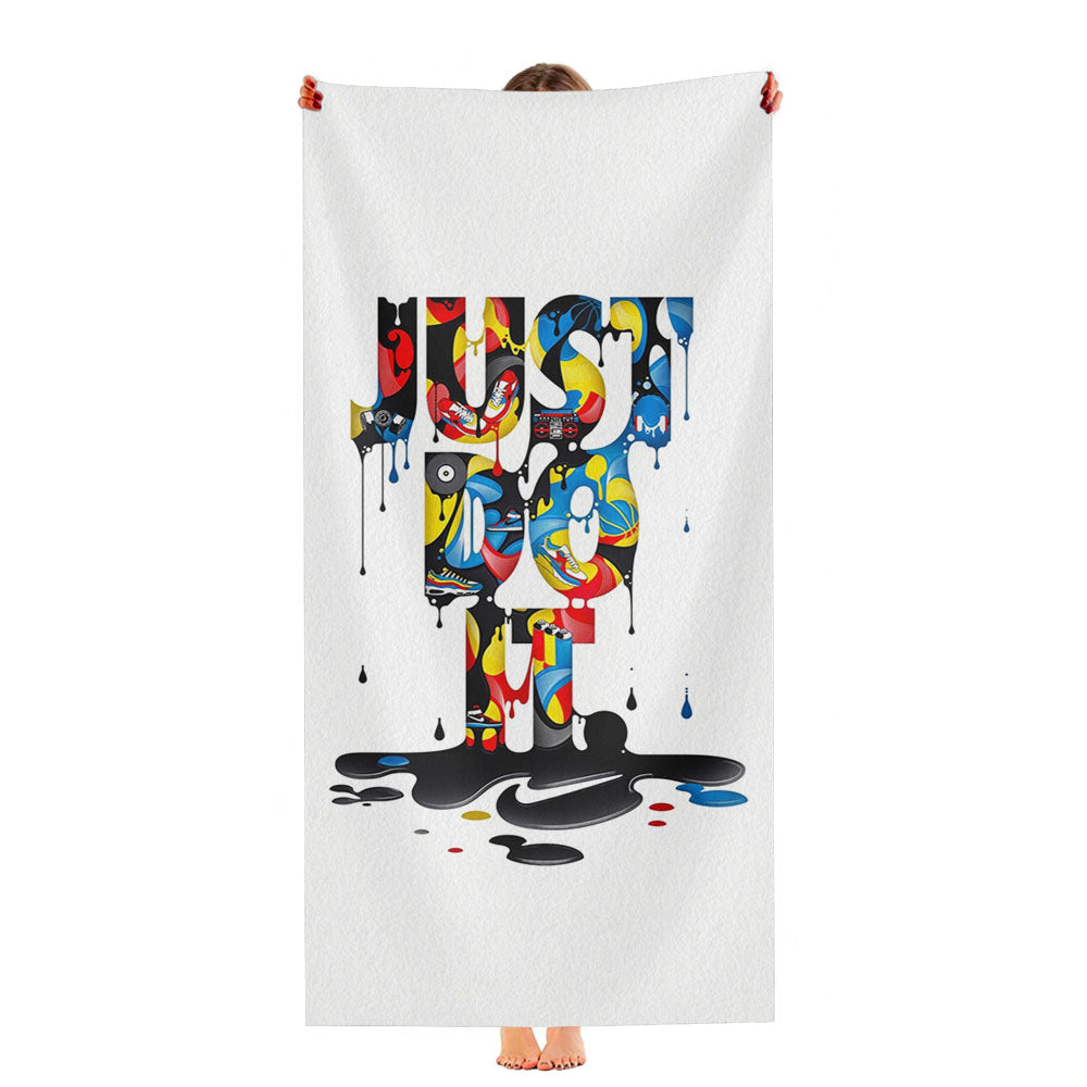 Just Do It Wallpaper Ultra-Soft Luxury Bathroom Towels