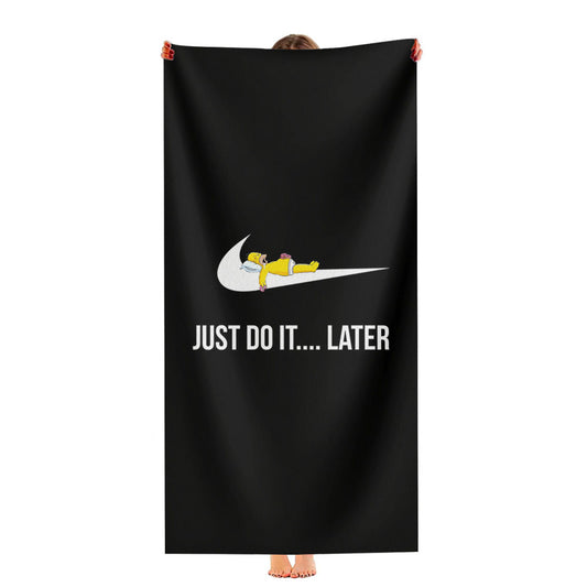 Just Doit Letter Ultra-Soft Luxury Bathroom Towels