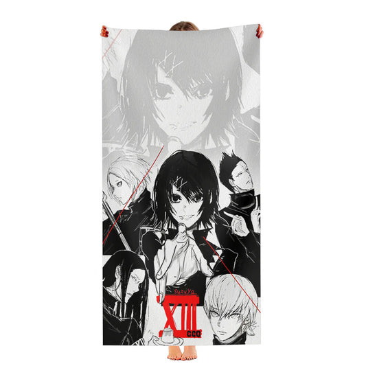 Juuzou Suzuya Squad Tokyo Ghoul Ultra-Soft Luxury Bathroom Towels