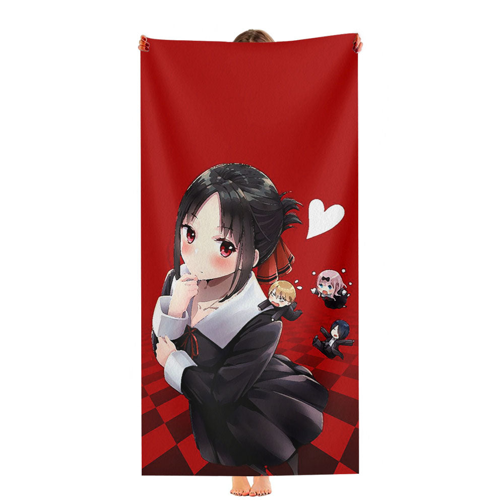 Kaguya Sama Anime Ultra-Soft Luxury Bathroom Towels